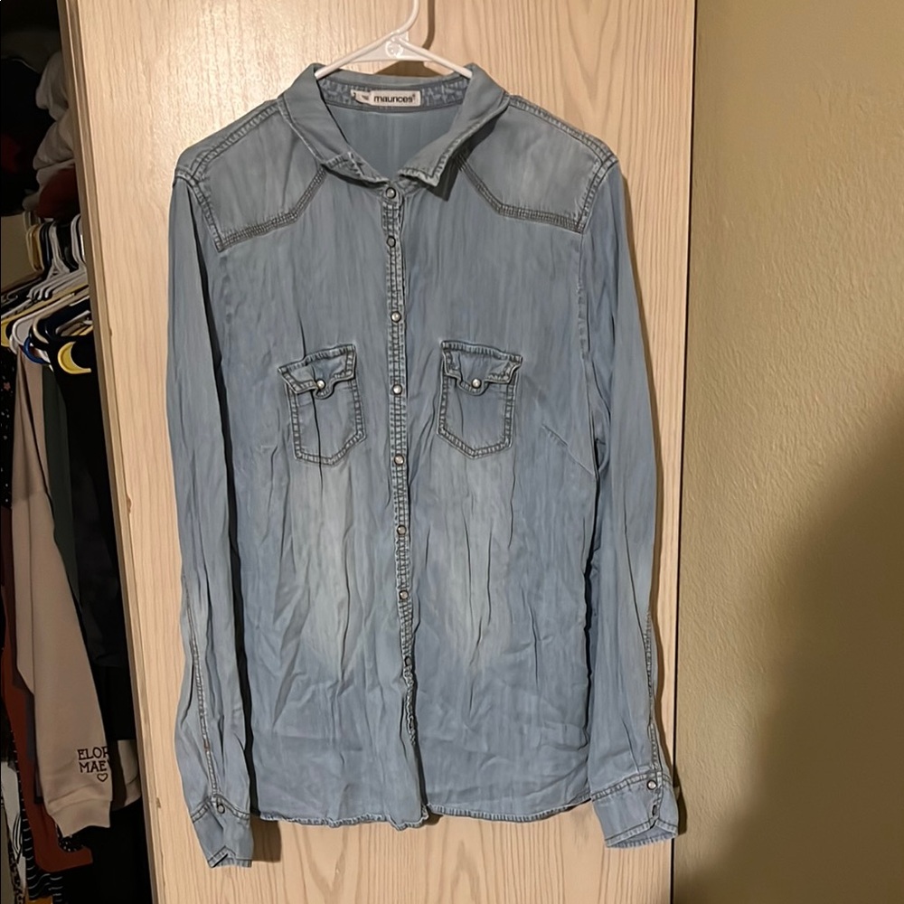 Light Blue Denim Shirt